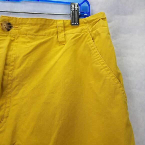 Sundance Junie Jo Chino Pants Womens Petite 14 Clover Yellow Straight Leg Cotton - Picture 6 of 15